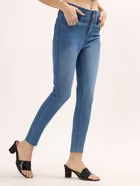 Denim Skinny Fit Jeans for Women 