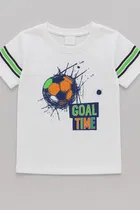 Cotton Blend Printed Clothing Set for Boys 