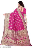 Silk Zari Woven Saree for Women 