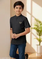 Embroidered Polycotton Polo for Boys 