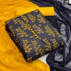 Cotton Slub Unstitched Dress Material for Women 