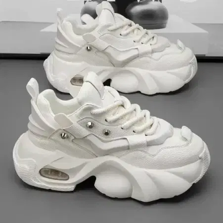 PVC Casual Shoes for Men, White (7)