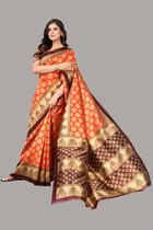 Printed Saree with Blouse Piece for Women 