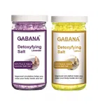 Gabana Lavender & Lemon Detoxifying Bath Salt Crystal (200 g, Set of 2)