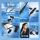 Aroma NB124 Bombay Upto 100 Hours Playtime*,ENC, Voice Changer Fast Charging Neckband Bluetooth 