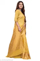 Chanderi Cotton Zari Woven Saree for Women 