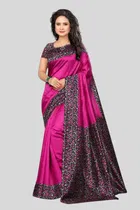 Art Silk Printed Saree for Women 
