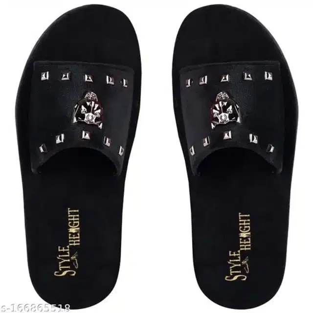 Sliders for Men (Black, 8)