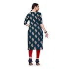 Crepe Block Print Kurti for Women 