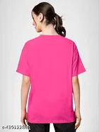 Polycotton T-shirt for Women, Pink 