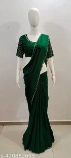 Chiffon Embellished Saree for Women 