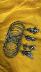 Metal Silver Plated Bangles for Women 