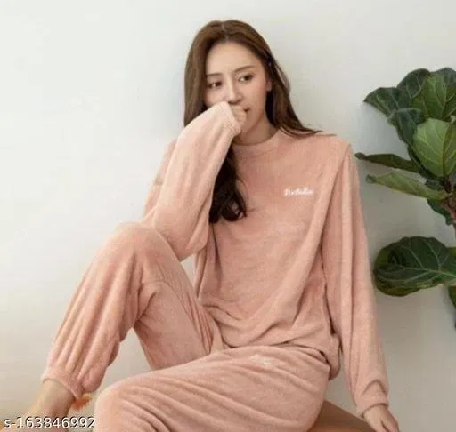 Comfort Nightdress for Women (Peach, L)