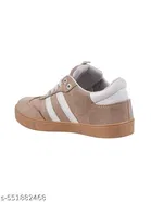 Striped Synthetic Ballerinas for Girls 