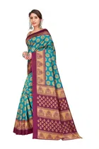 Art Silk Kalamkari Saree for Women 