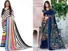 Art Silk Printed Sarees for Women 