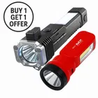 Rechargable LED Torch 15cm & LED Flashlight Torch 6cm