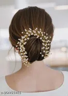 Alloy Hair Accessories for Women (Multicolor)