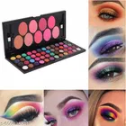 48 Colors Miss Eye Shadow EyeShadow Palette with 9 Beauty Blushers Gold Palette 70 g 
