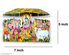 Wooden Govardhan Parvat Jhaki Set 