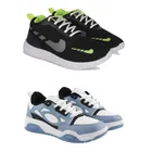 Sports Shoes for Men, Multicolor, Pack of 2 