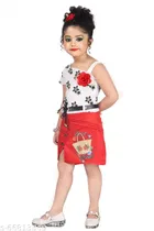 Cotton Blend Clothing Set for Girls 