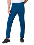 Cotton Blend Formal Pants for Men (Blue, 28)