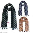 Poly Chiffon Printed Scarves for Women 