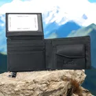 PU Leather Men's Wallet – Slim, Bifold Design with Card & Cash Compartments 