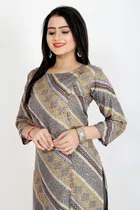 A-Line Crepe Kurti for Women 