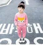 Hosiery Cotton Full Sleeves T-Shirt with Pant Clothing Set for Kids 