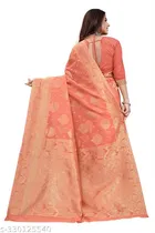 Chanderi Cotton Zari Woven Saree for Women 