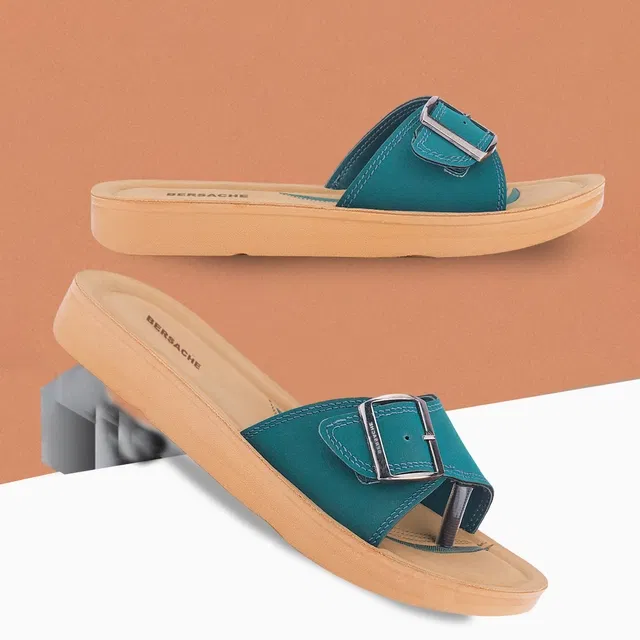 Slipper For Women, Green (8)