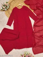 Chikankari Palazzo Pants for Women 