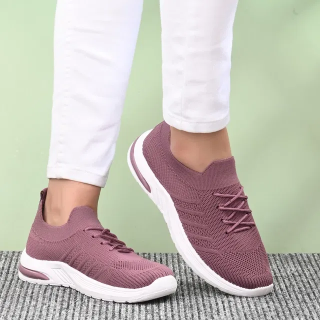Sports Shoe for Women & Girls (Pink, 5)