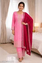 Cotton Silk Suit for Women 