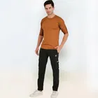 Lycra Nylon Logo Printed Track Pant for Men 