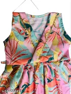 Rayon Slub Printed Clothing Set for Girls, Multicolour, Pack of 1 