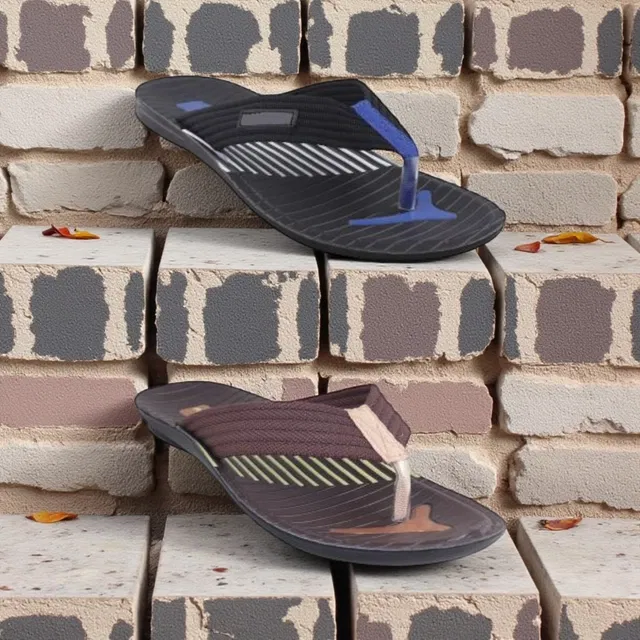 Flipflops for Men, Pack of 2, Multicolor (8)
