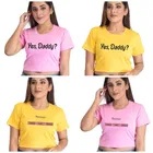 Cotton Blend Printed Tops for Women 