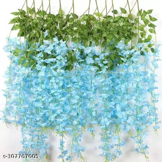 Plastic Artificial Flower (Multicolor, Pack of 6)