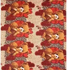 Polycotton Printed Double Bedsheet with Two Pillow Covers 