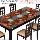 KANUSHI Industries® PVC Taddy Design Plats Mats for Dining Table