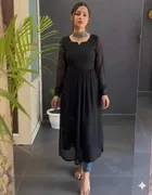 Georgette Straight Kurti for Women 