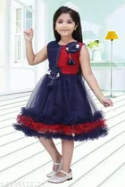Cotton Blend Frock for Girls 