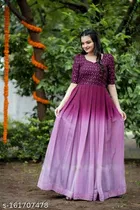 Embellished Maxi Gown for Women 