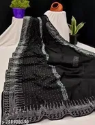 Georgette Embellished Saree for Women 