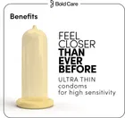 Bold Care Pack of 10 404 Super Ultra Thin Mango Flavored Condoms - 404-SW-CON-MAN