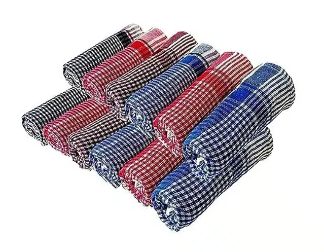 Microfiber Multipurpose Kitchen Napkins (Multicolor, Pack of 12)