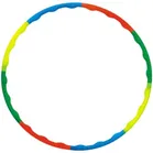 Adjustable 10 Pcs Plastic Hula Hoop Ring Set for Kid (Multicolor, Set of 1)